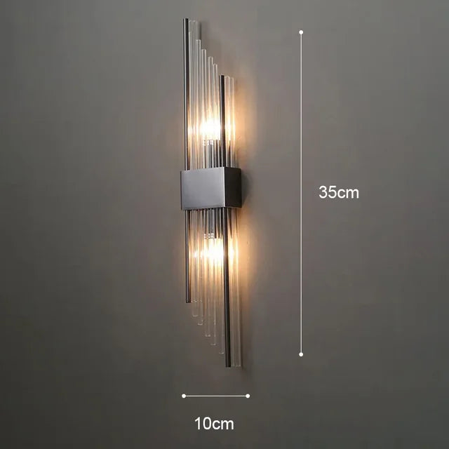 NobleGlow Zářivá nástěnná lampa pro stylové domácí interiéry