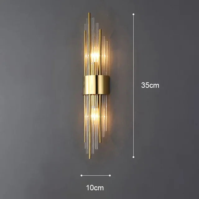 NobleGlow Zářivá nástěnná lampa pro stylové domácí interiéry