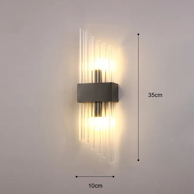 NobleGlow Zářivá nástěnná lampa pro stylové domácí interiéry