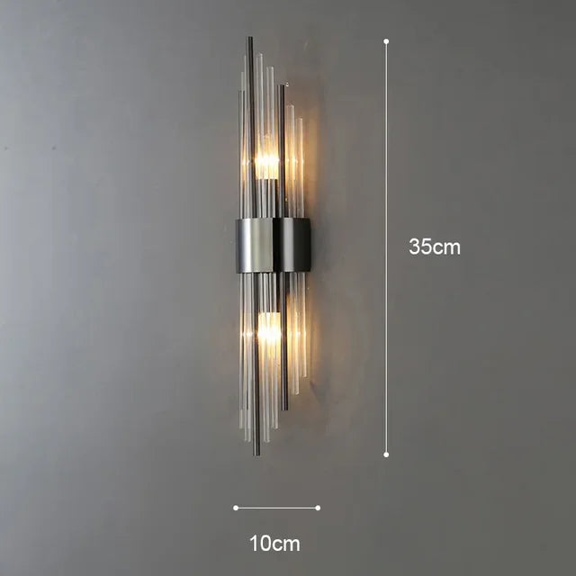 NobleGlow Zářivá nástěnná lampa pro stylové domácí interiéry