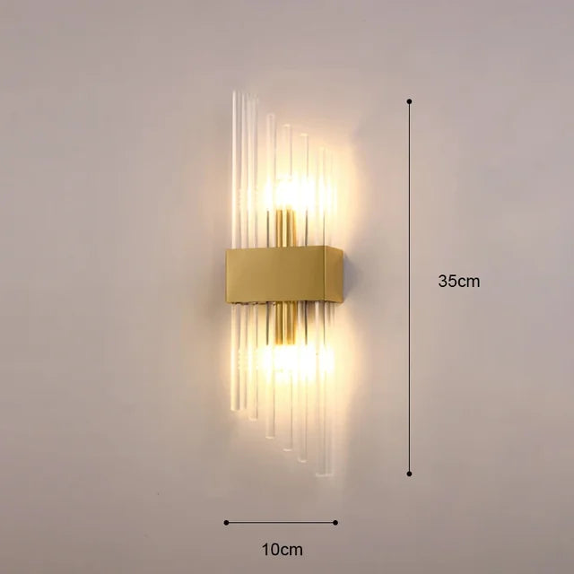 NobleGlow Zářivá nástěnná lampa pro stylové domácí interiéry
