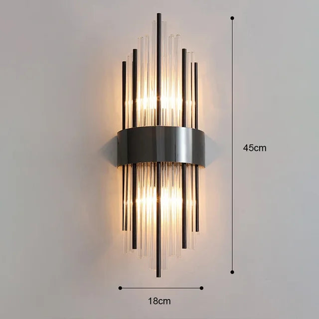NobleGlow Zářivá nástěnná lampa pro stylové domácí interiéry