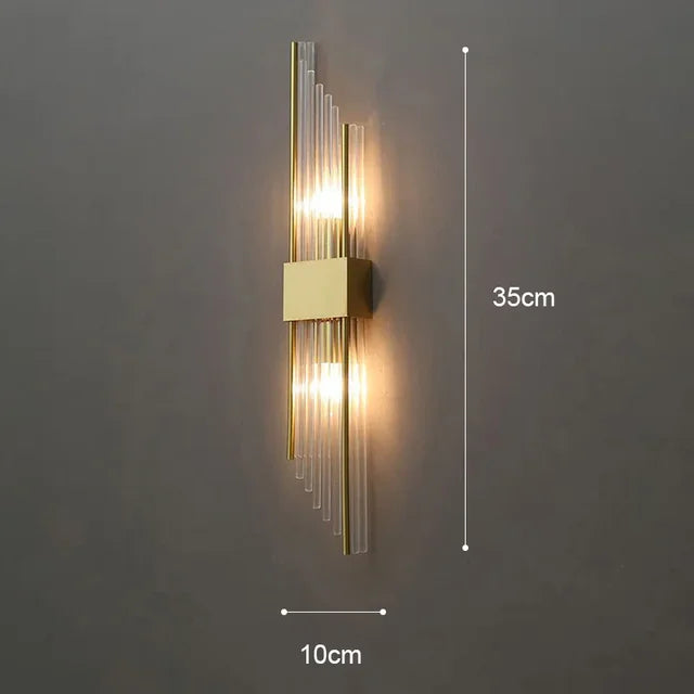 NobleGlow Zářivá nástěnná lampa pro stylové domácí interiéry