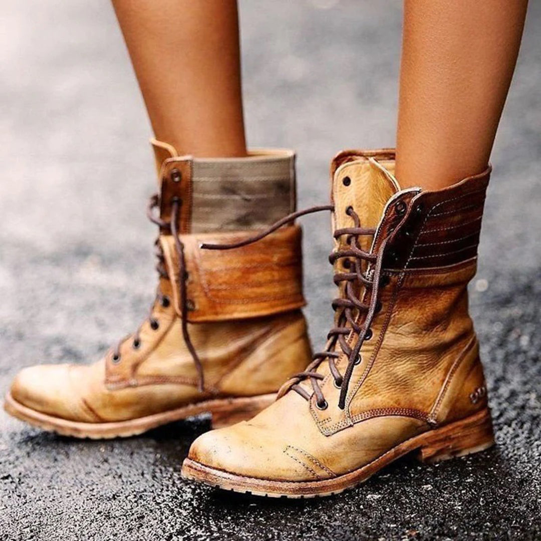 Nova Stiefel Zeitloses Leder für klassischen Stil Schuhe