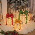 LED Weihnachtsgeschenkbox-Lichter-Set für die Außenhofdekoration