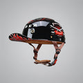Half Face Motorcycle Helmet With Baseball Cap Look