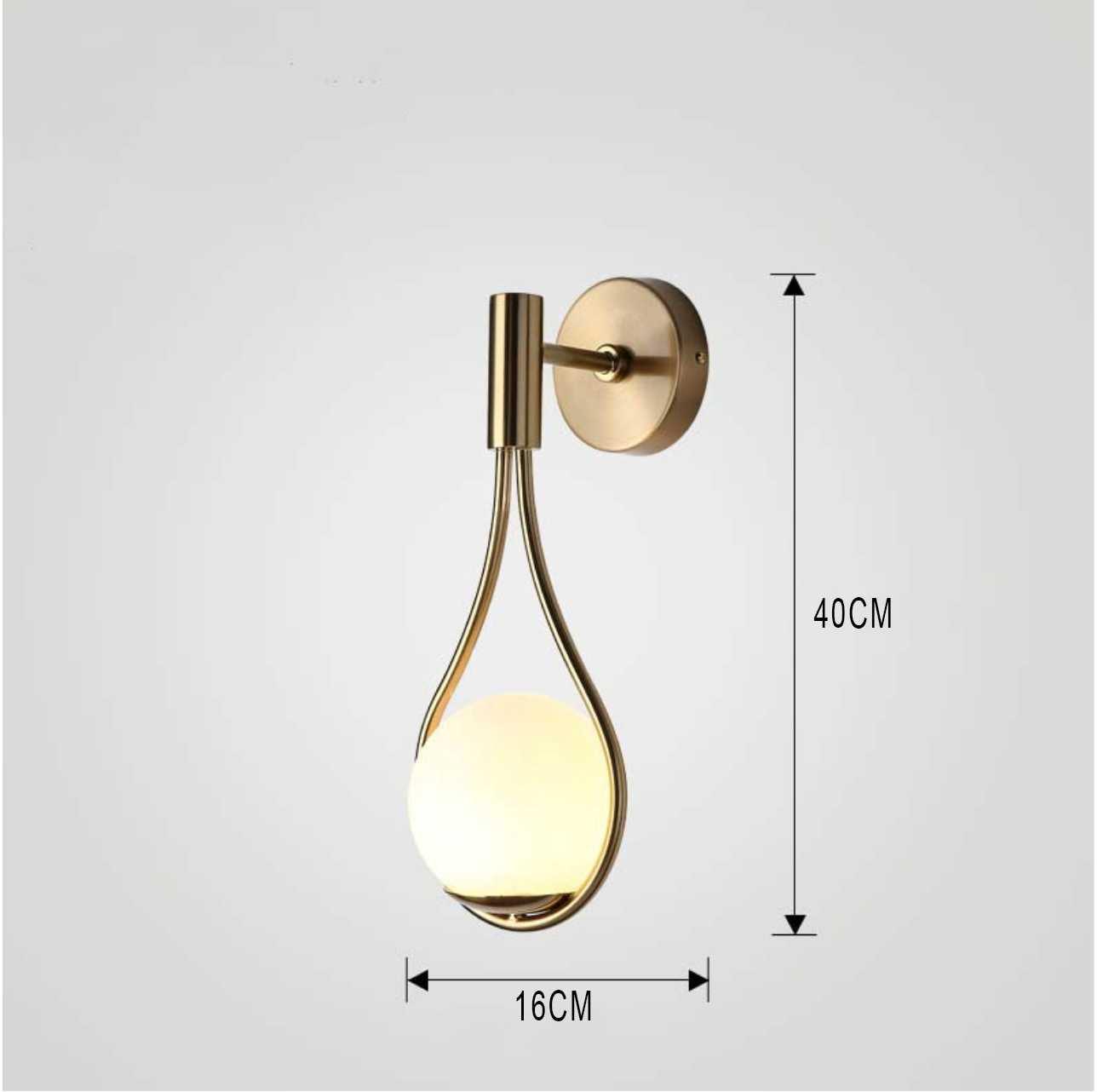 Aplique de pared Astra Nordic para salas de estar y pasillos