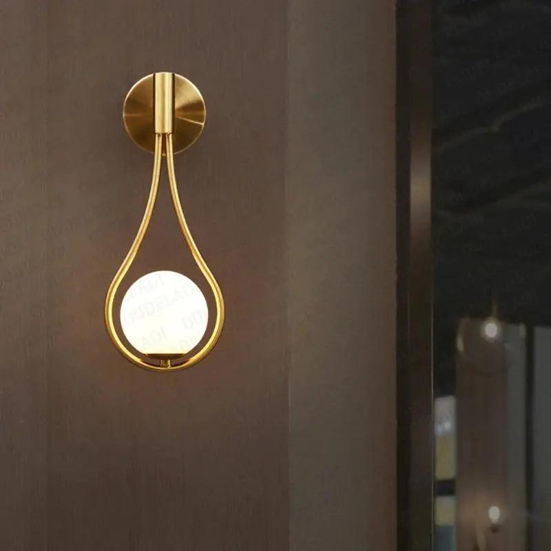 Aplique de pared Astra Nordic para salas de estar y pasillos