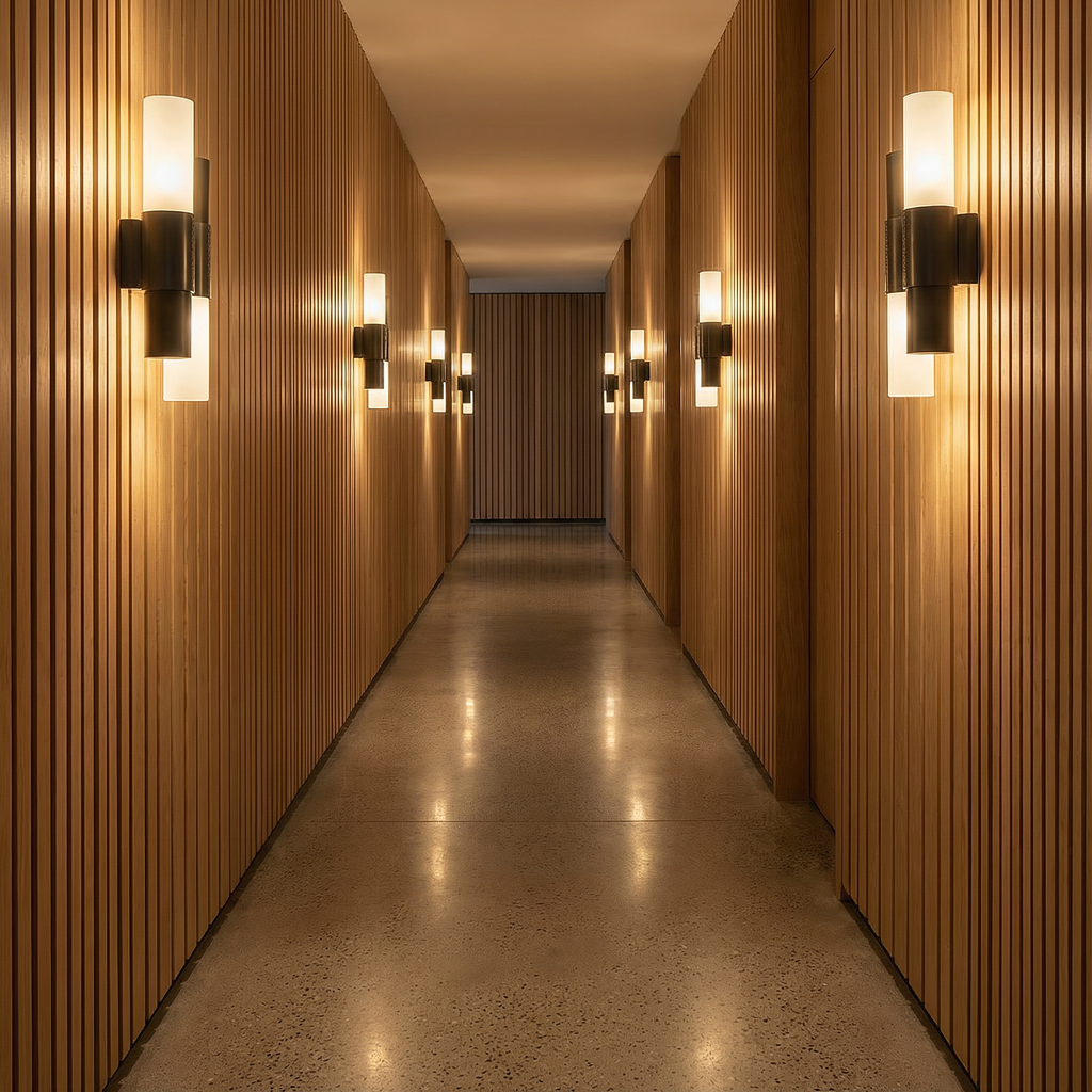 Aurelian Modern Steel Glass Wall Sconce Light With Leather Accent