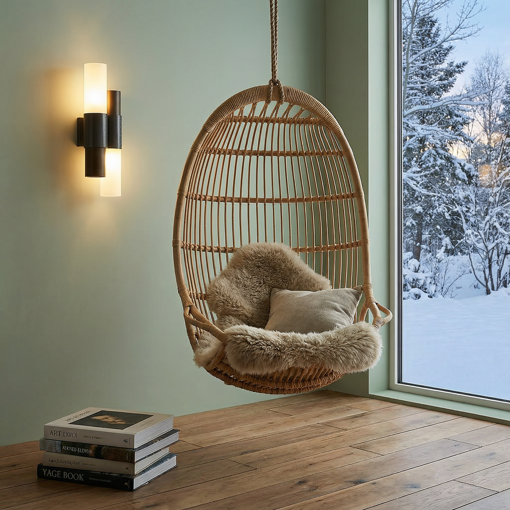 Aurelian Modern Steel Glass Wall Sconce Light With Leather Accent