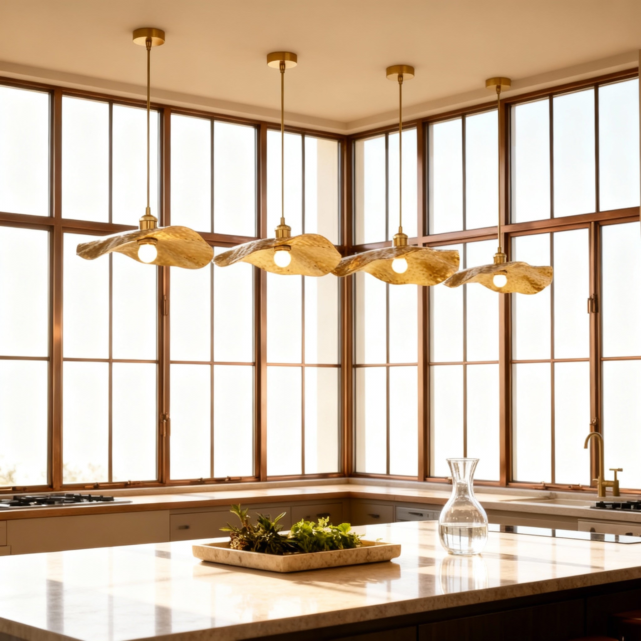 גוף תאורה תקרתי שקוע נובה מברזל צהוב לעיצוב פנים מודרני