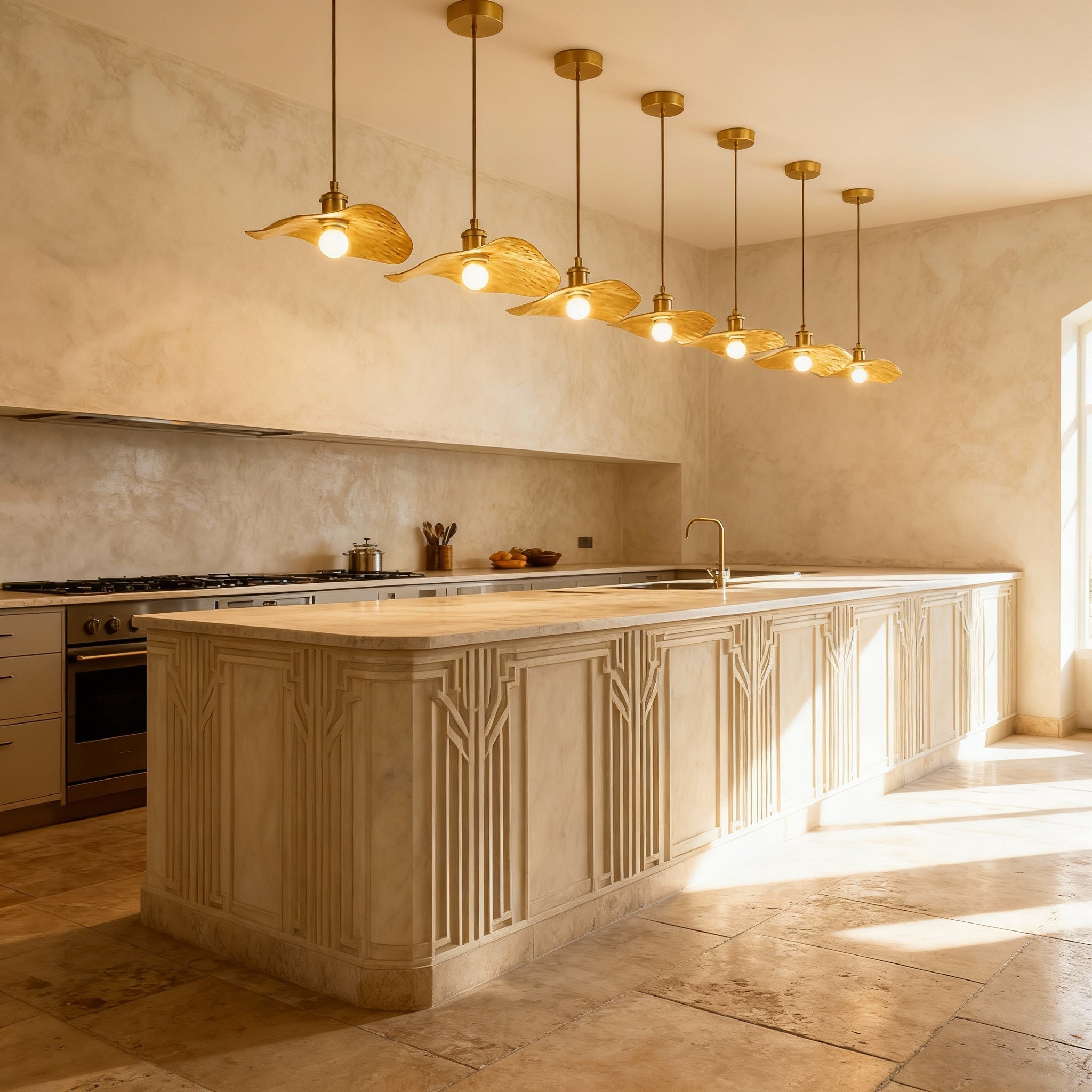 גוף תאורה תקרתי שקוע נובה מברזל צהוב לעיצוב פנים מודרני