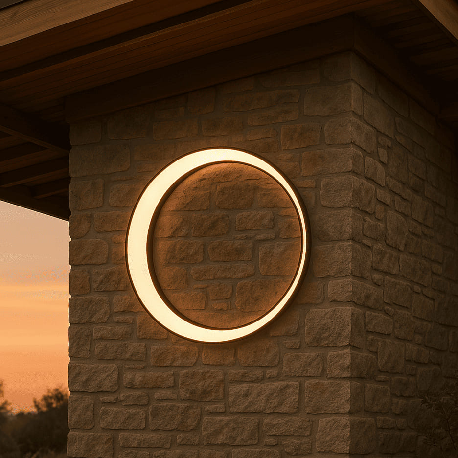 LumaNova Karcsú Modern Kültéri Világítás Házi Bejáratokhoz