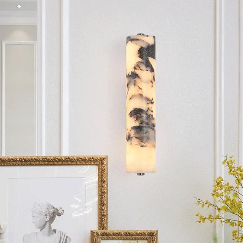 LuxeStone italialaistyylinen luonnonmarmorinen seinävalaisin olohuoneisiin ja makuuhuoneisiin