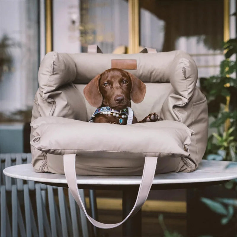 Waterproof Dog Car Seat For Everyday Travel And Trips | Rosalyssa