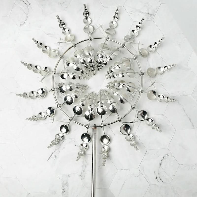 AeroWeave Premium Windspinner mit Doppelrotation für elegante Außenbereiche