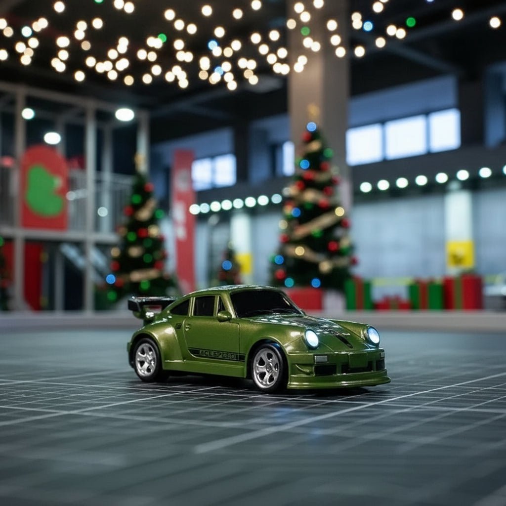 VoltBite 1:64 Mini-Rennwagen mit 2,4-GHz-Fernsteuerung und Drift-Reifen