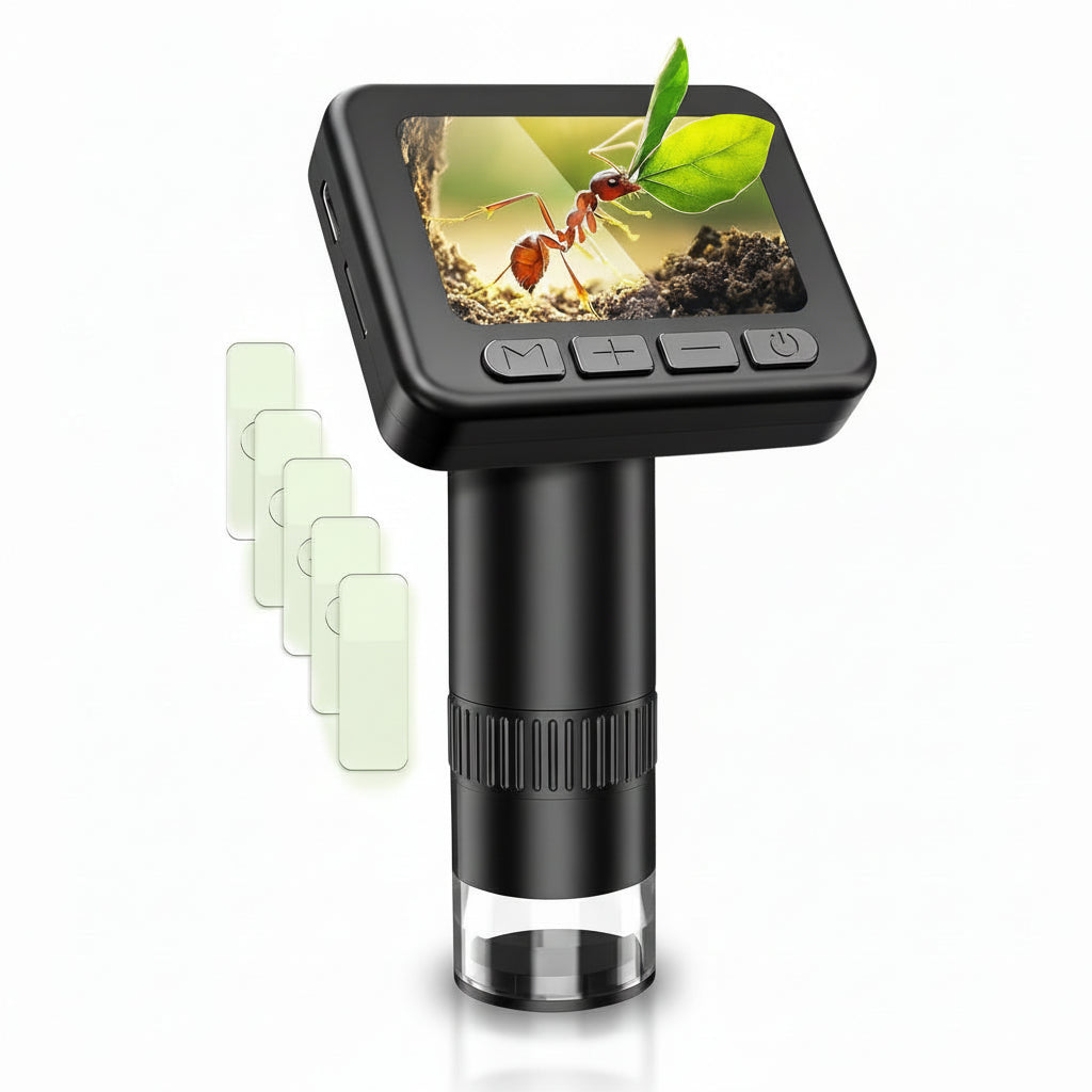 Přenosný digitální mikroskop s HD displejem pro vědecké vzdělávání