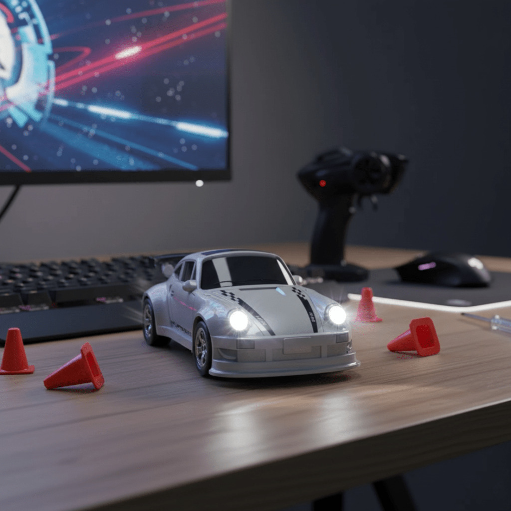 DriftX Nano 1:64 Zdalnie Sterowany Samochód Driftowy do Płynnego Poślizgu