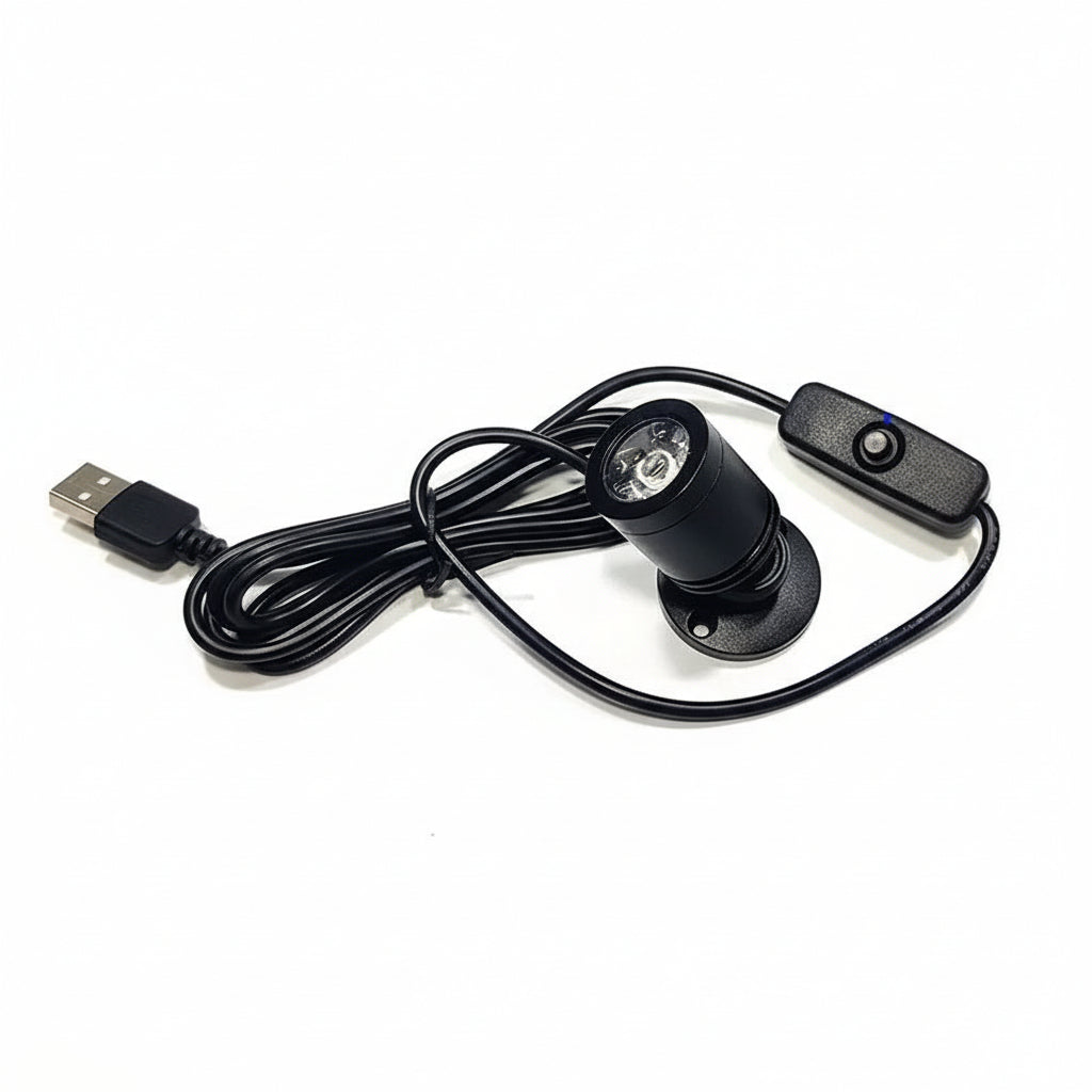 USB LED reflektor pro výstavní police a skříně