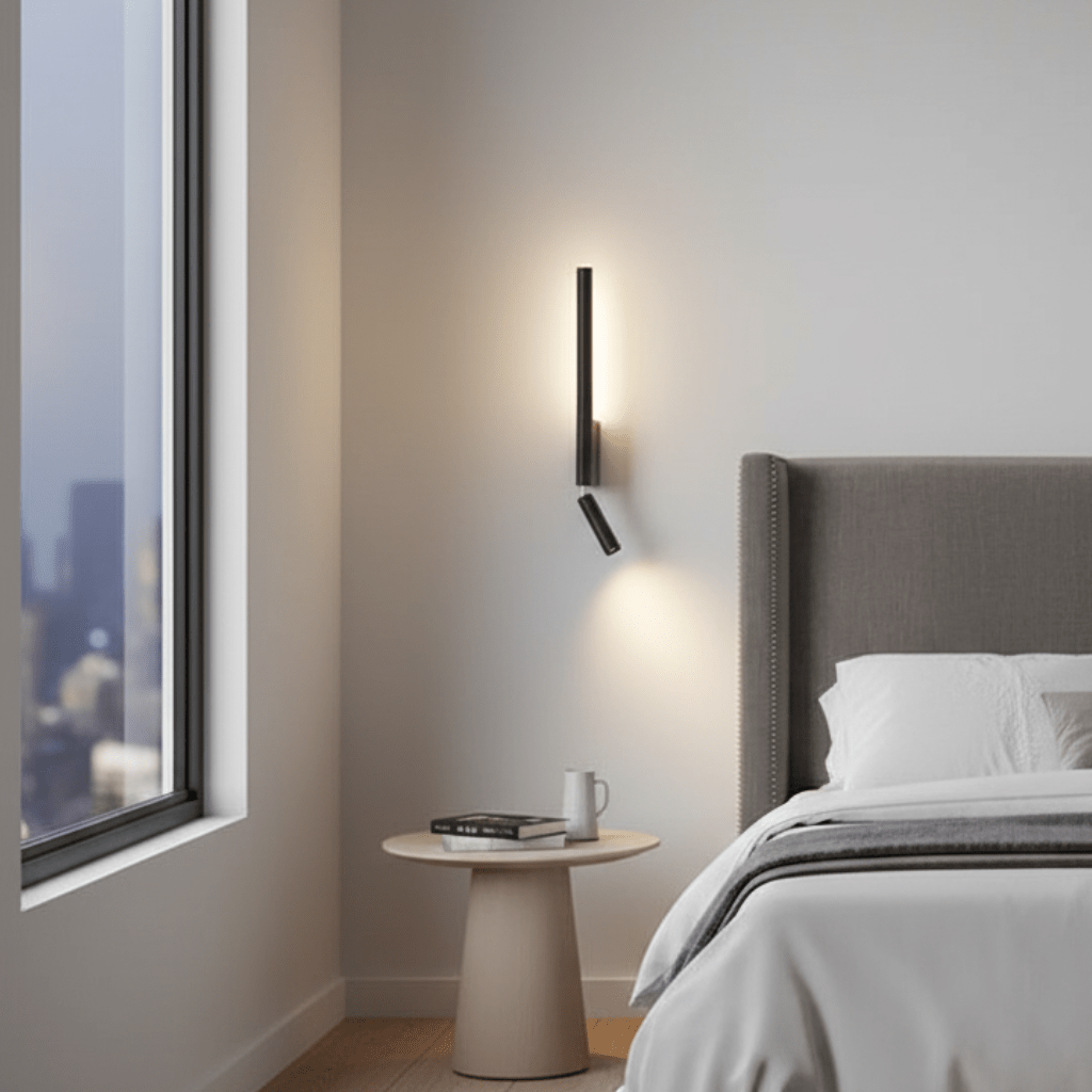 SerenGlow minimalistické nástěnné světlo s teplým bílým LED osvětlením