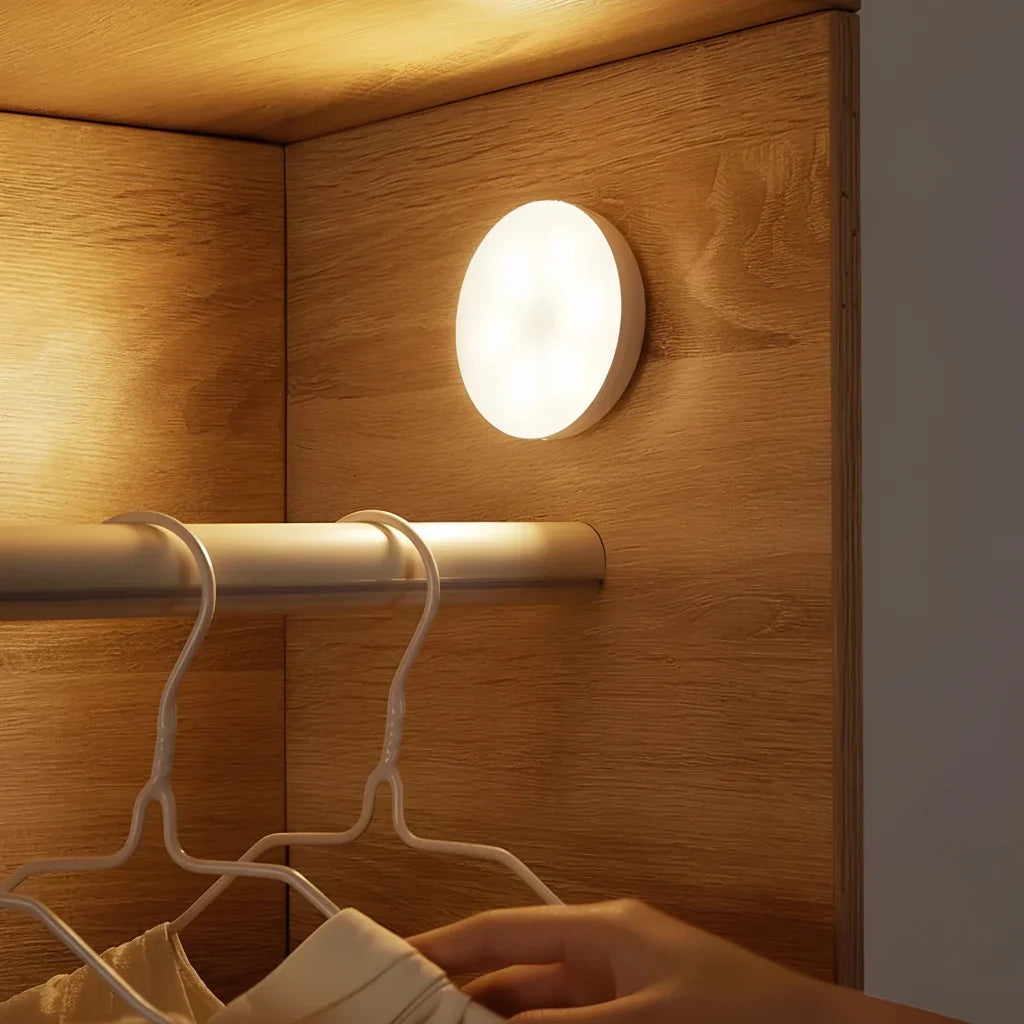 Wireless LED Motion Sensor Night Light For Hallways And Stairs