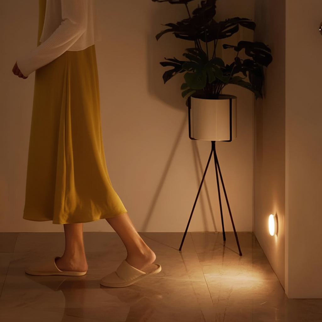 Wireless LED Motion Sensor Night Light For Hallways And Stairs