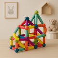 Kit de bloques magnéticos para aprendizaje STEM y juego creativo