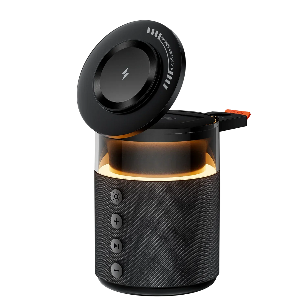محطة شحن لاسلكية مغناطيسية لهواتف iPhone وساعات iWatch وسماعات AirPods | روزاليسا