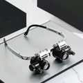 Gafas de aumento LED con diadema ajustable y luz