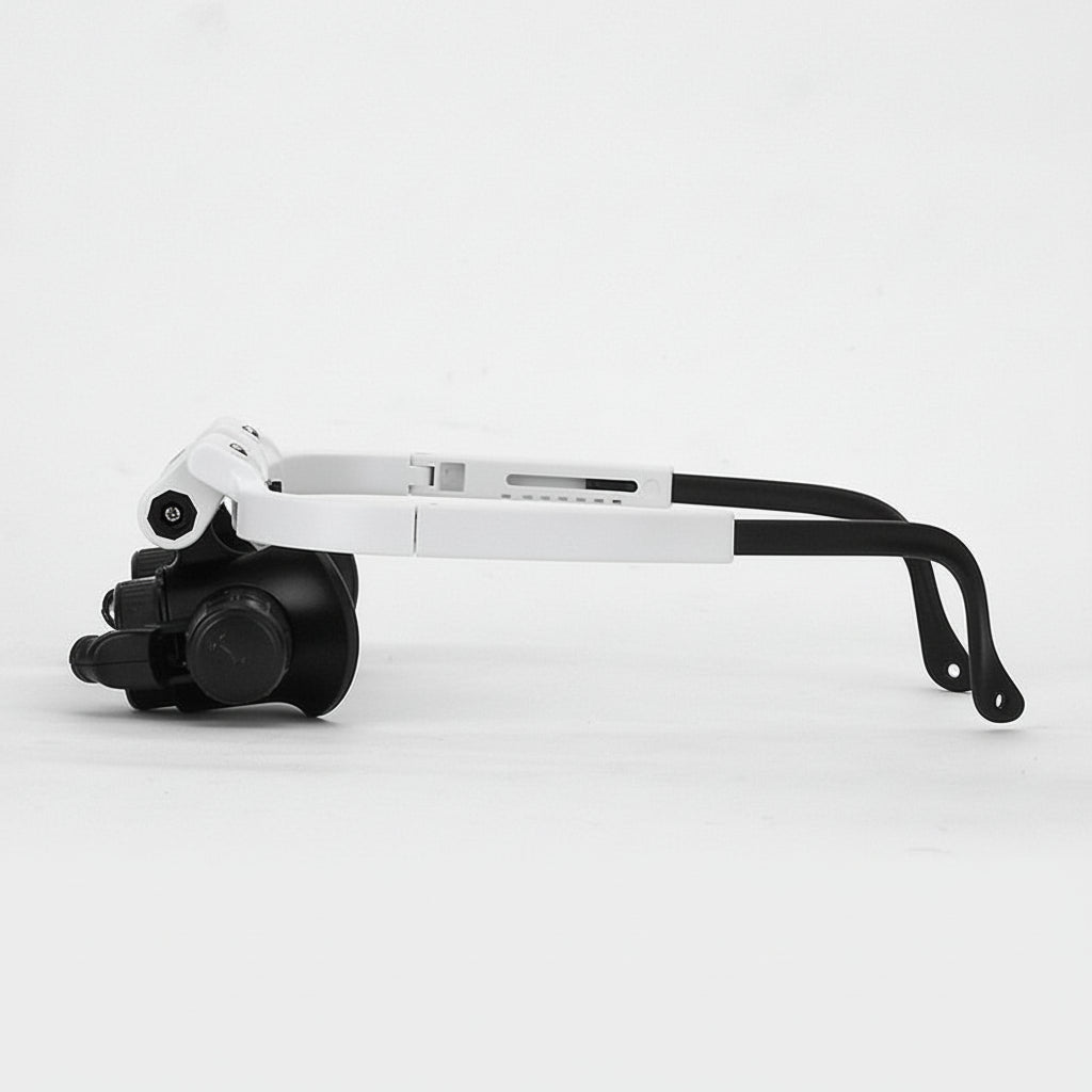 Gafas de aumento LED con diadema ajustable y luz