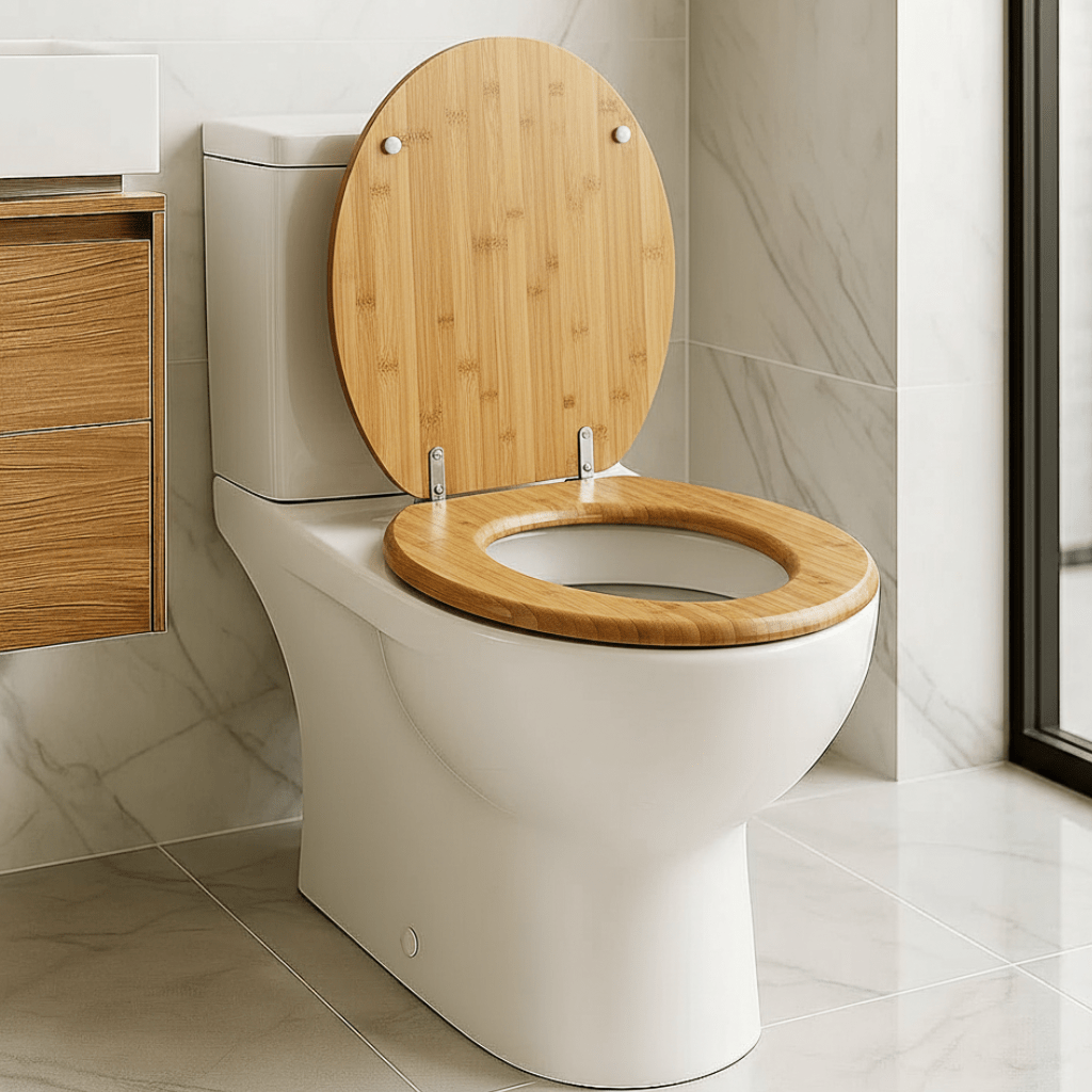 ArborNest Elegant Plywood Toilet Seat With Soft Close Mechanism