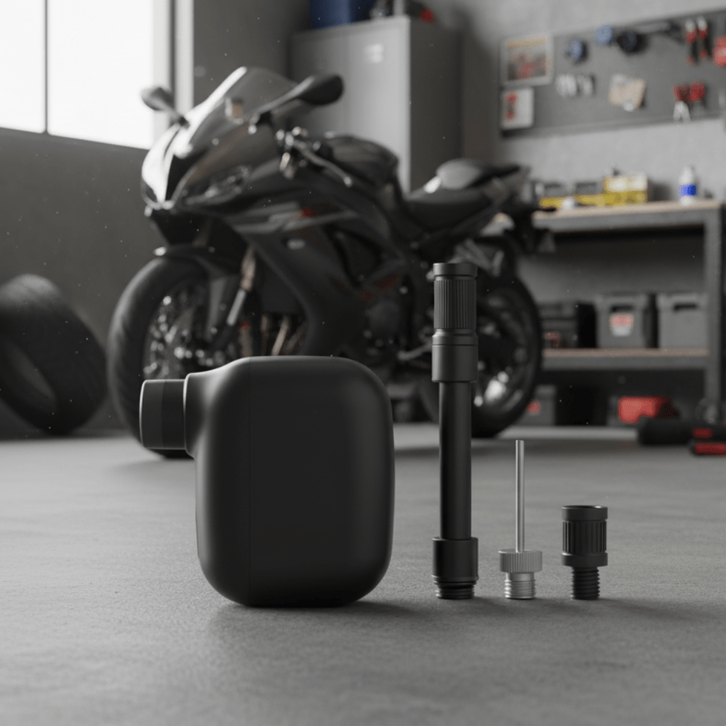 Dobíjecí mini přenosná pumpa na kolo s 100 PSI a USB-C
