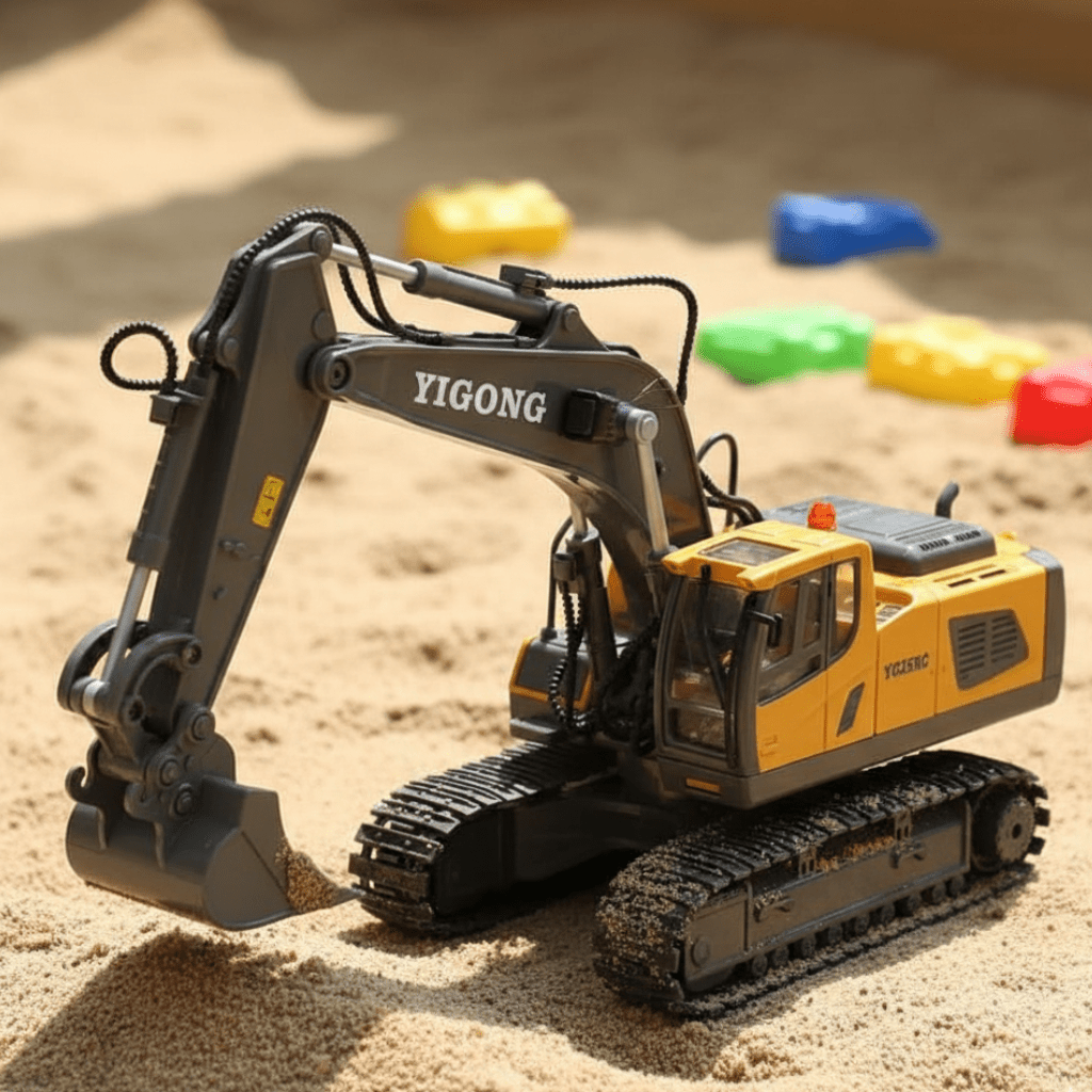 AeroBuild RC Digger: Ultimate Remote-Controlled Construction Vehicle For Adventures