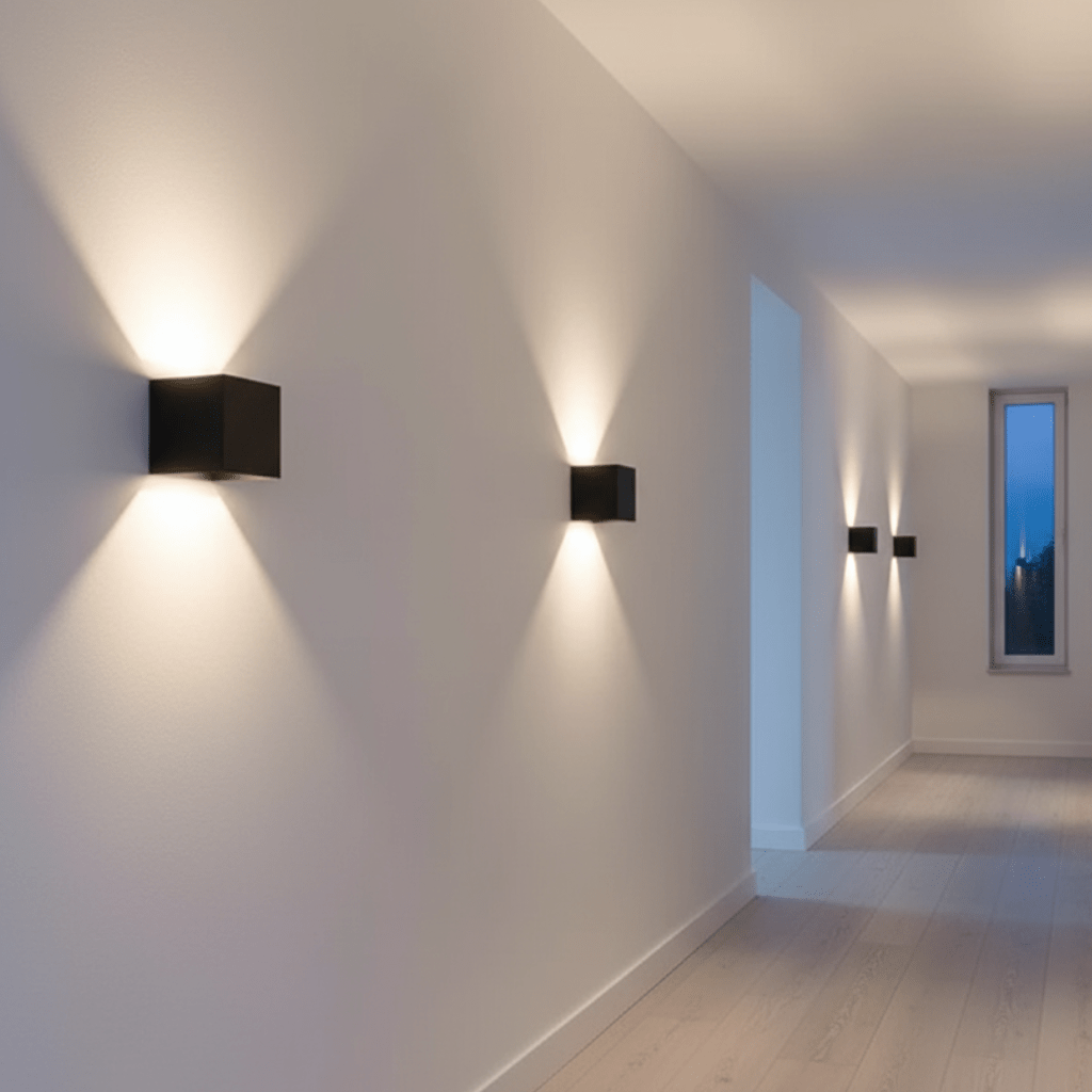 NovaGlow Moderne Wasserdichte LED-Wandlampe IP65 Aluminium