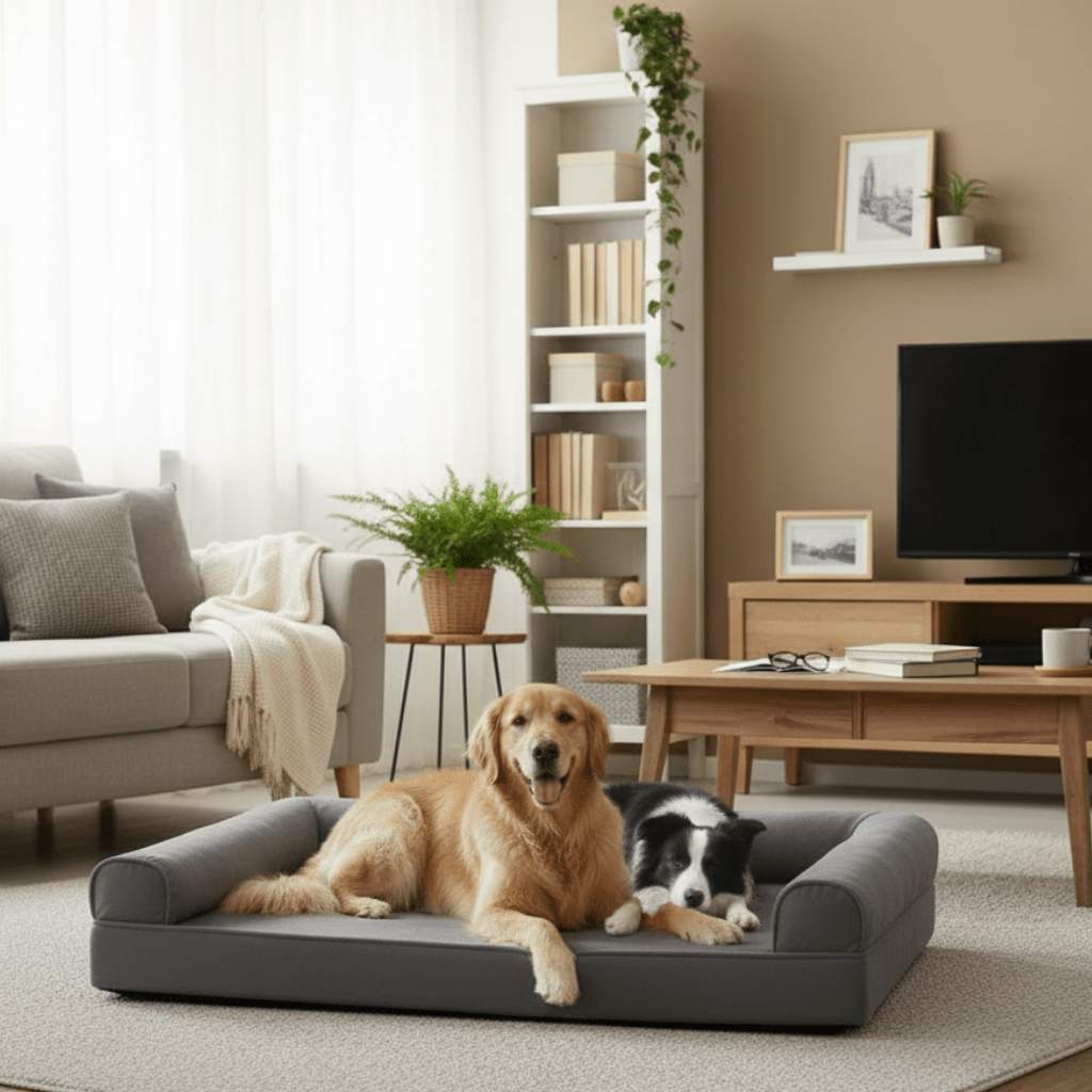 CuddleCloud ortopedická pěnová pohovka-postel pro psy a domácí mazlíčky