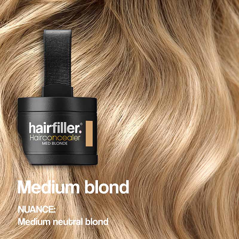 Polvo Corrector Instantáneo para el Cabello – Cubre Raíces, Canas y Áreas con Pérdida de Cabello en Segundos