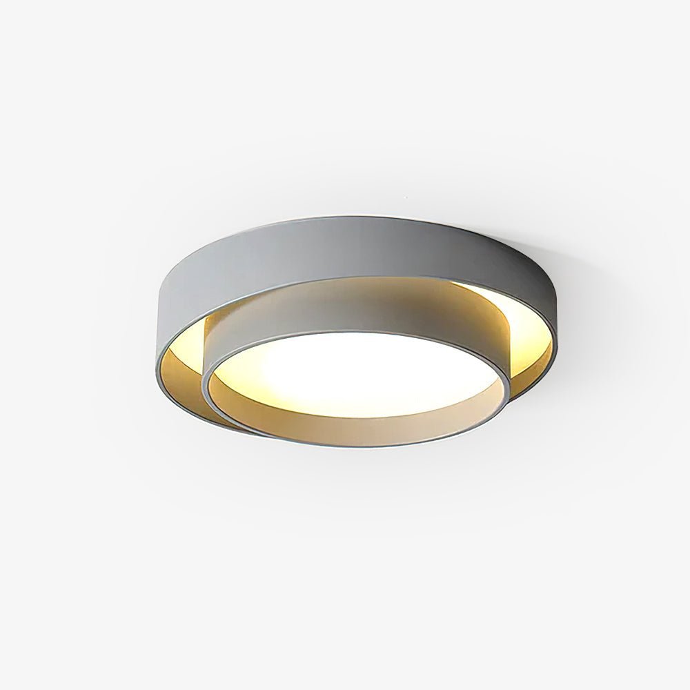 Cylinder Ceiling Light With LED Iron And Acrylic 40/50/60cm 3000K-6000K Dimmable