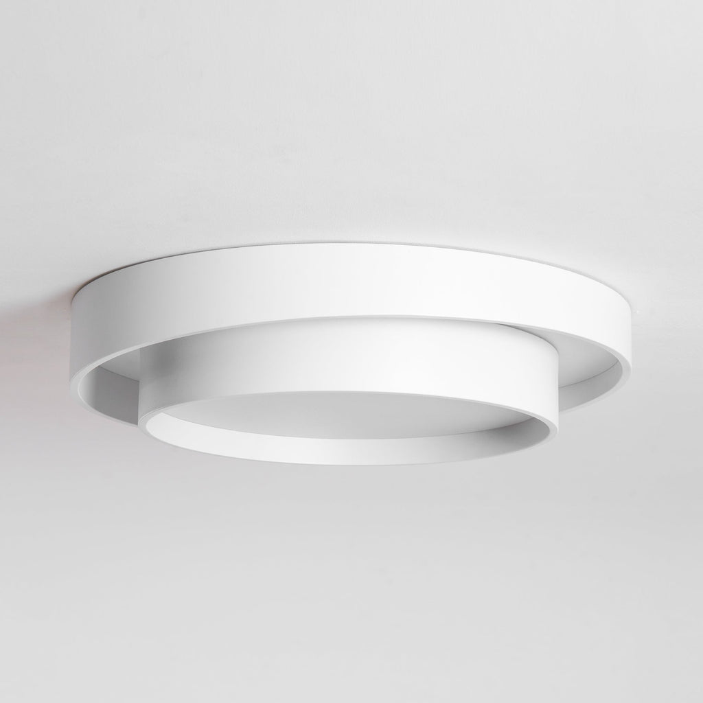 Cylinder Ceiling Light With LED Iron And Acrylic 40/50/60cm 3000K-6000K Dimmable