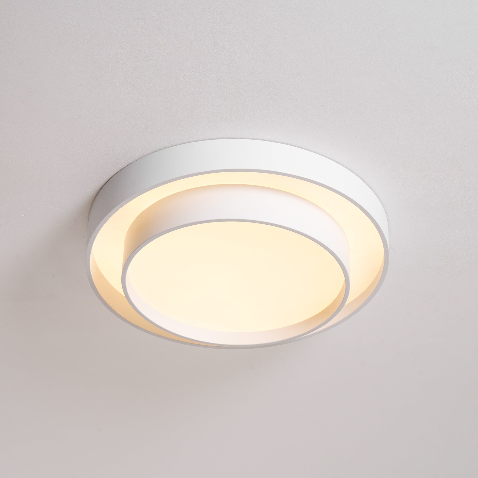 Cylinder Ceiling Light With LED Iron And Acrylic 40/50/60cm 3000K-6000K Dimmable