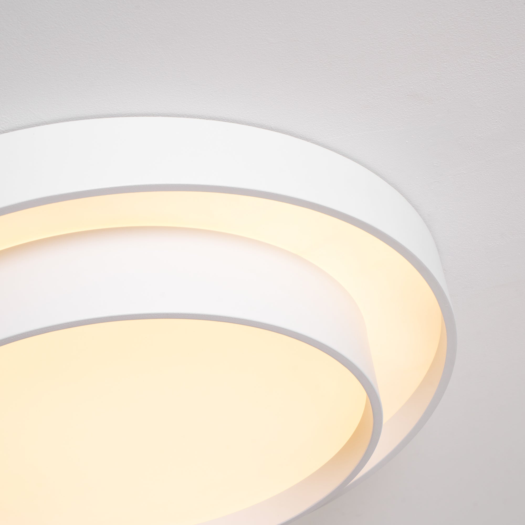 Cylinder Ceiling Light With LED Iron And Acrylic 40/50/60cm 3000K-6000K Dimmable