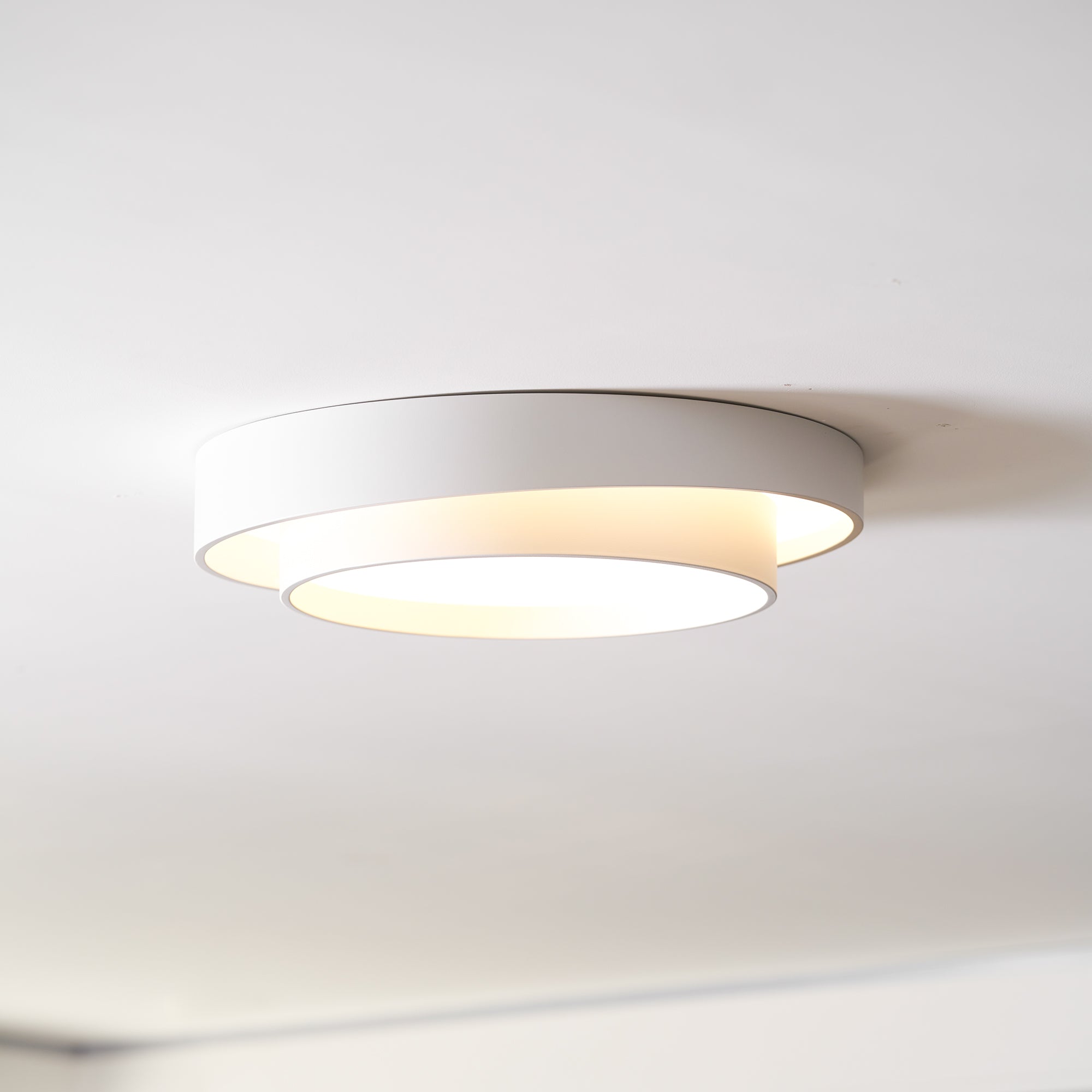 Cylinder Ceiling Light With LED Iron And Acrylic 40/50/60cm 3000K-6000K Dimmable