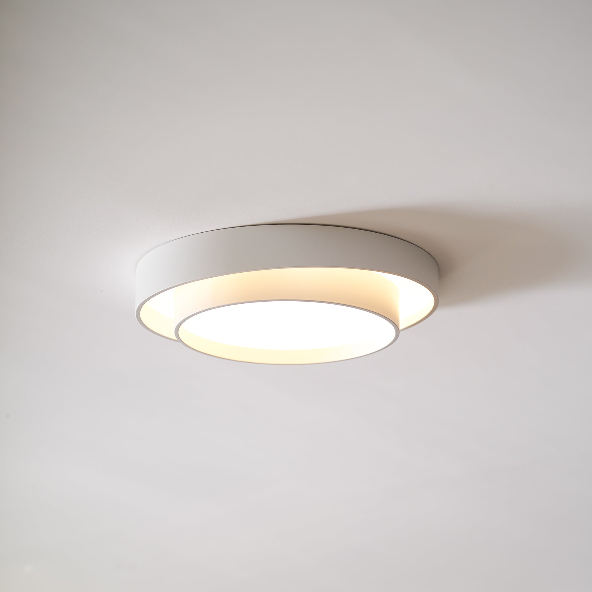 Cylinder Ceiling Light With LED Iron And Acrylic 40/50/60cm 3000K-6000K Dimmable