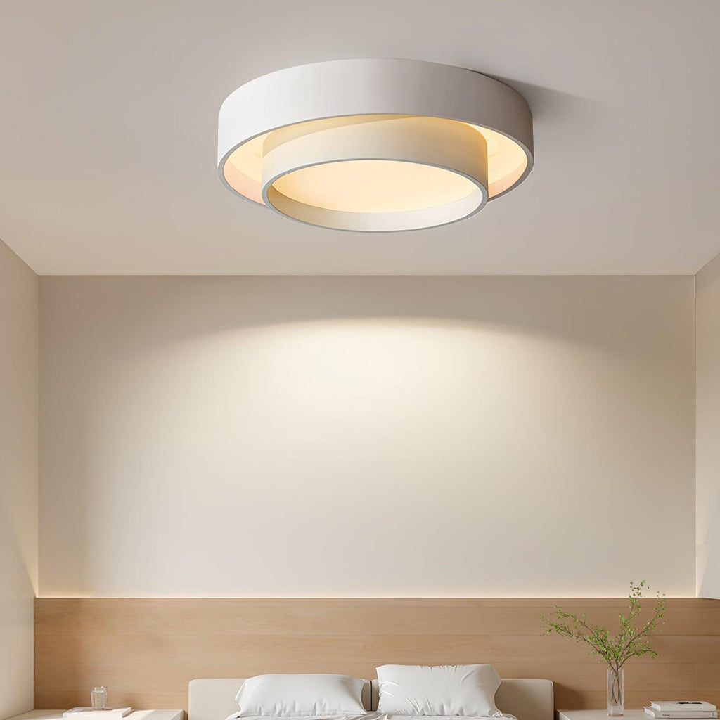ArmoníaLuz Luminária de Teto LED Contemporânea de Montagem Rasa