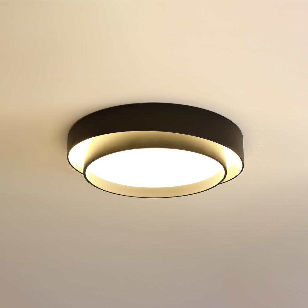 Cylinder Ceiling Light With LED Iron And Acrylic 40/50/60cm 3000K-6000K Dimmable