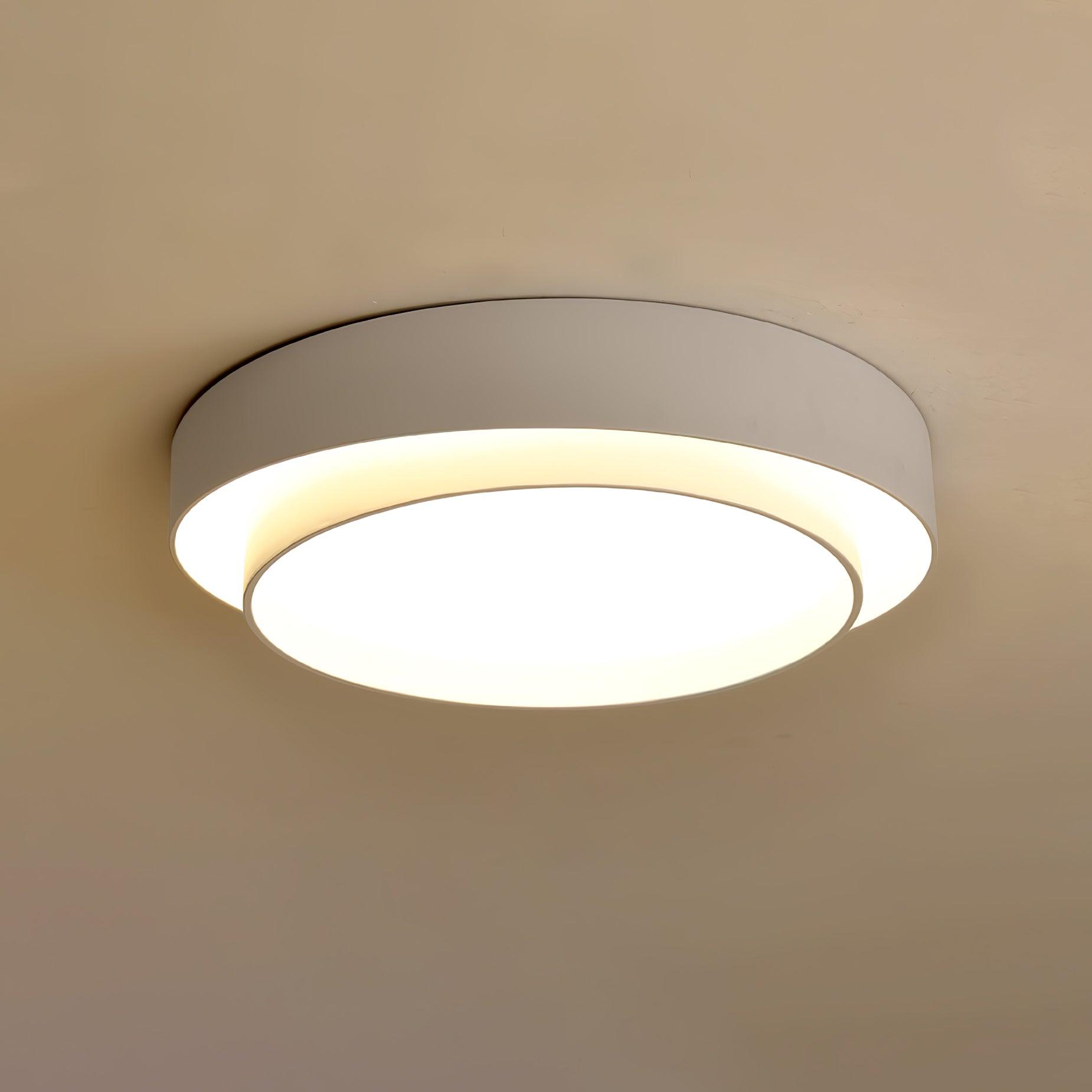 Cylinder Ceiling Light With LED Iron And Acrylic 40/50/60cm 3000K-6000K Dimmable