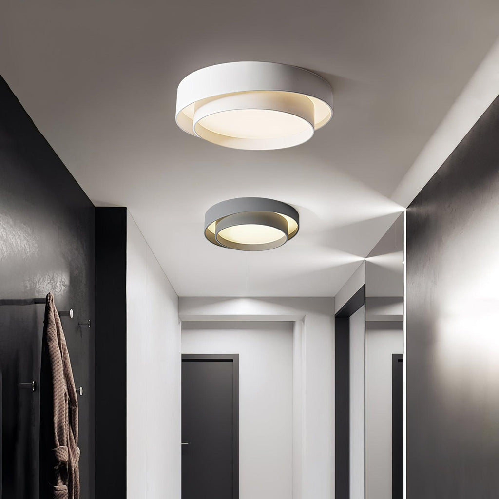 ArmoníaLuz Luminária de Teto LED Contemporânea de Montagem Rasa