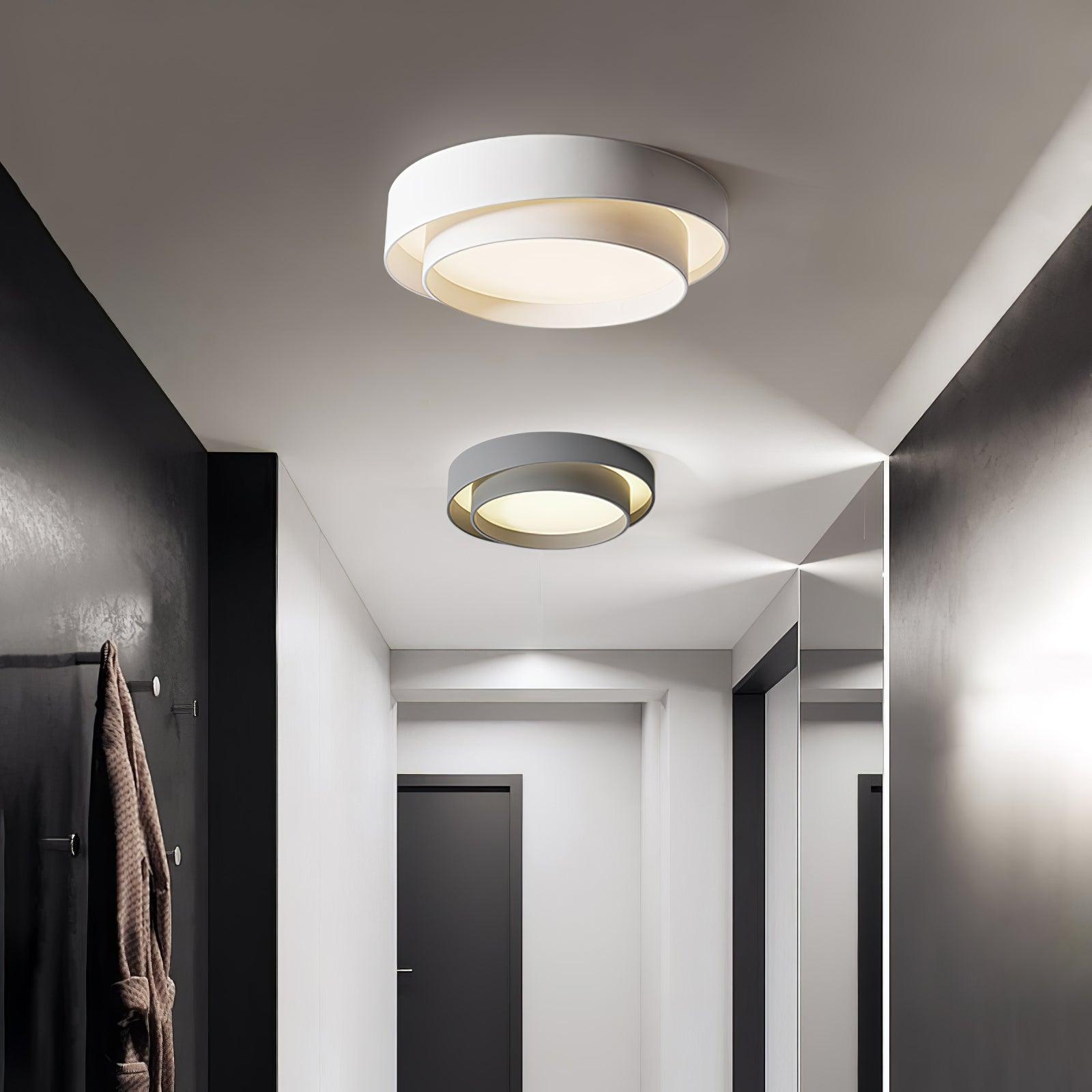 ArmoníaLuz Luminária de Teto LED Contemporânea de Montagem Rasa