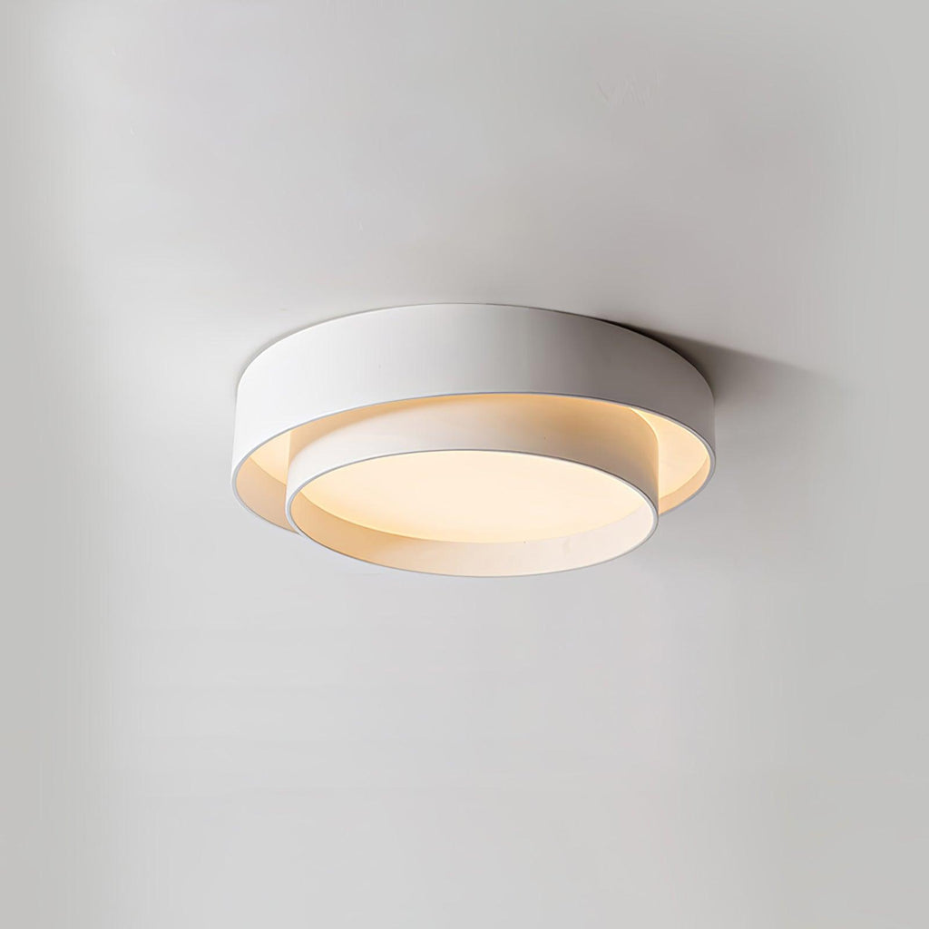 Cylinder Ceiling Light With LED Iron And Acrylic 40/50/60cm 3000K-6000K Dimmable