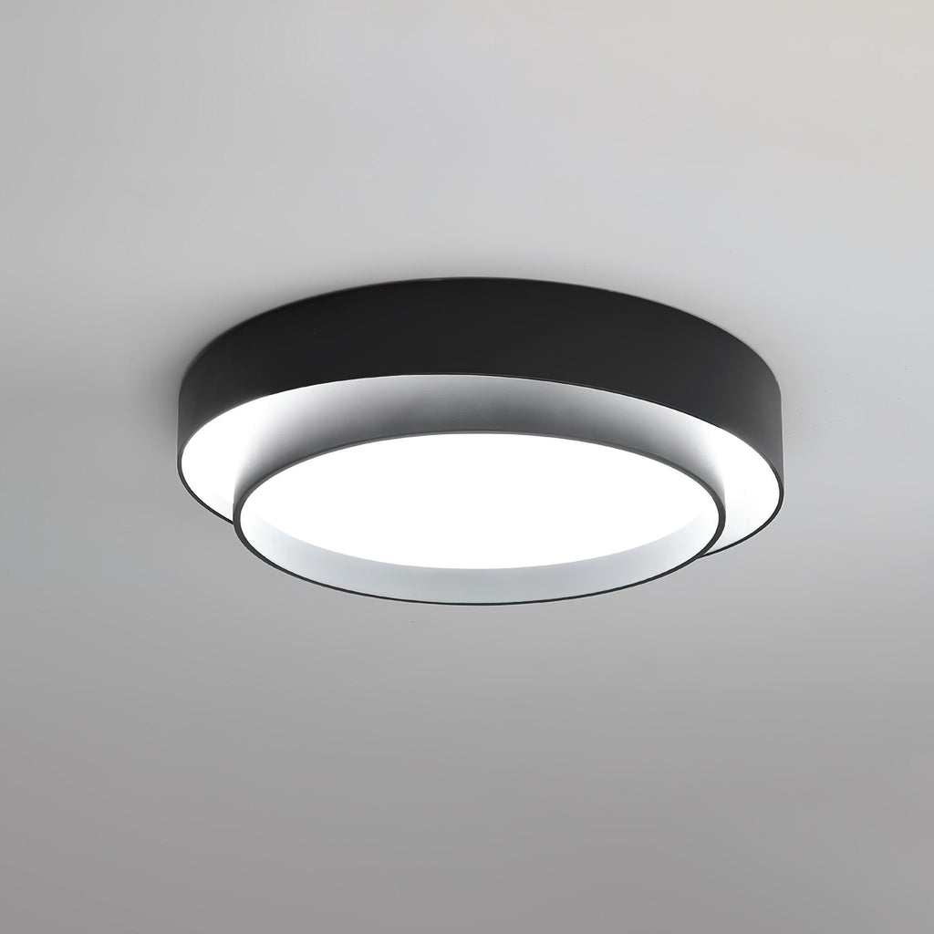 Cylinder Ceiling Light With LED Iron And Acrylic 40/50/60cm 3000K-6000K Dimmable